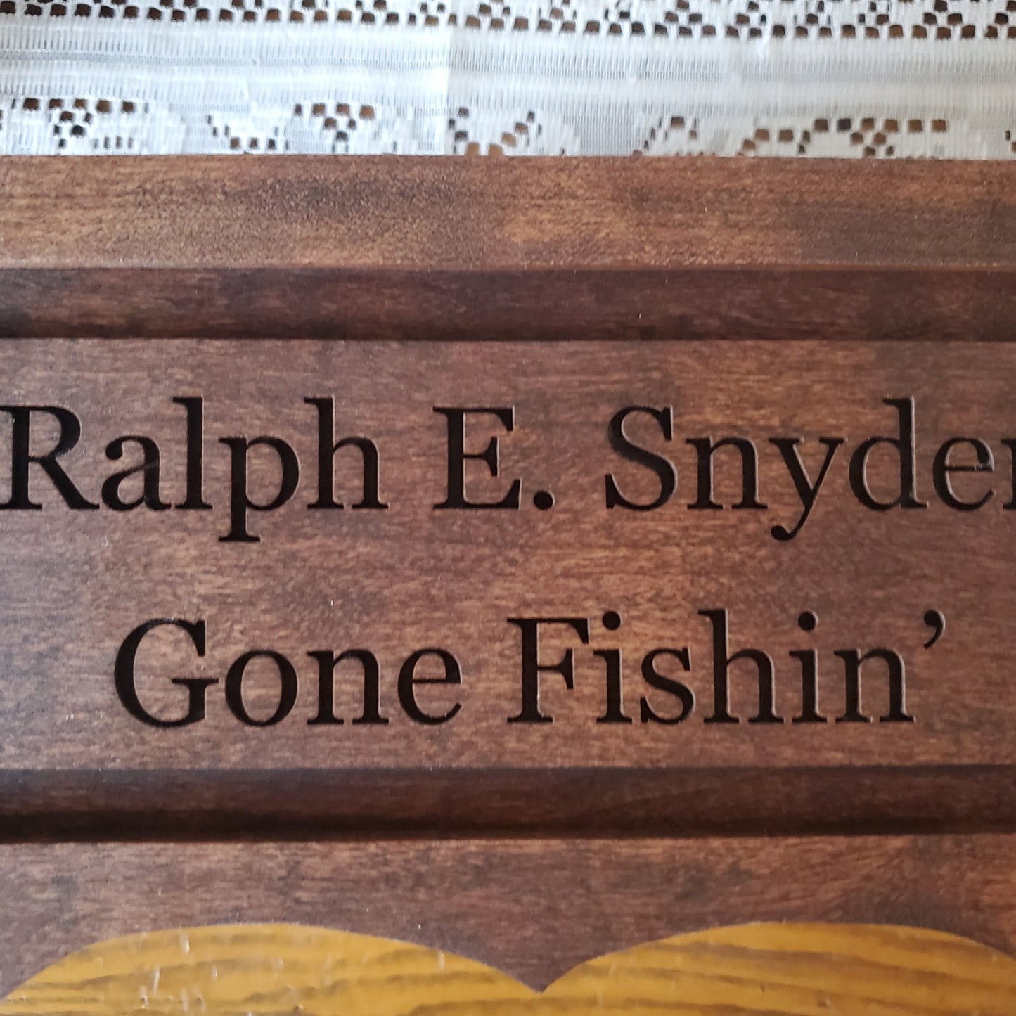 personalized fishing urn