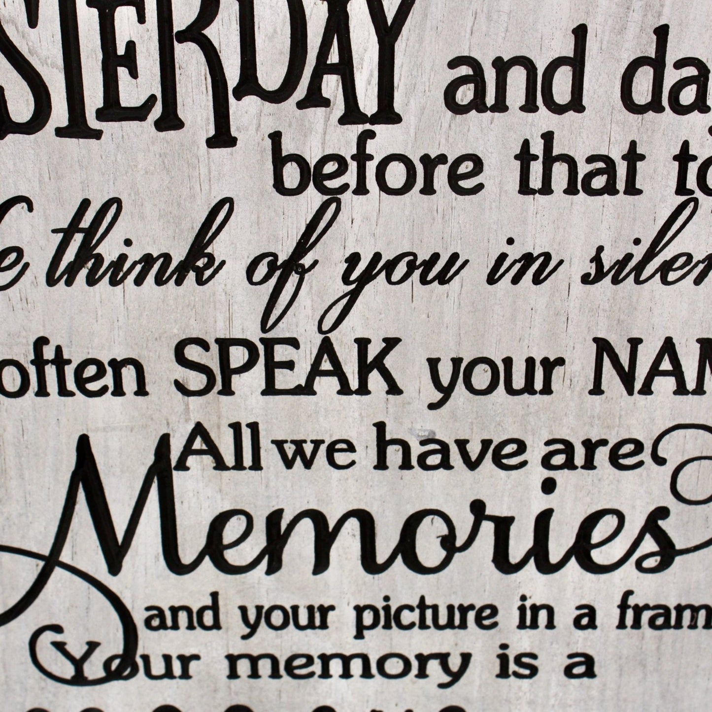 memorial poem