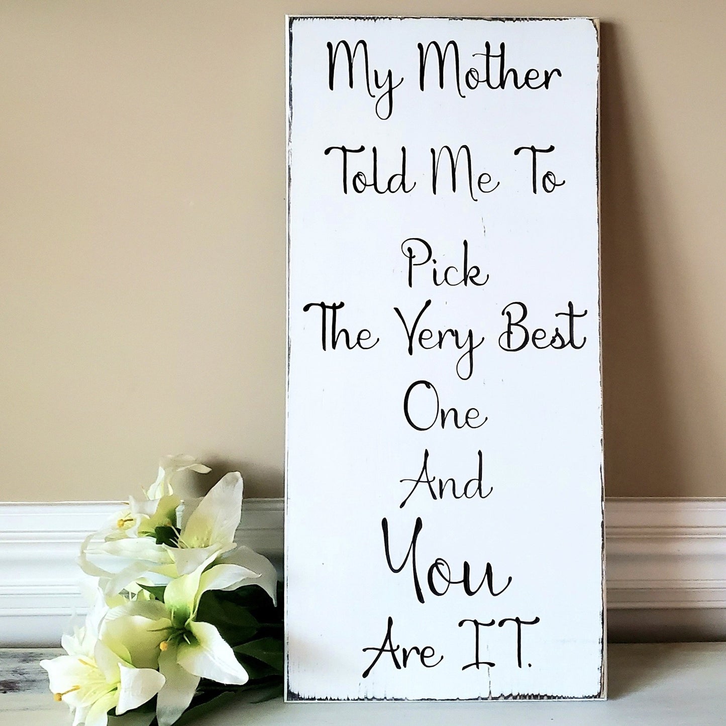 wedding reception sign