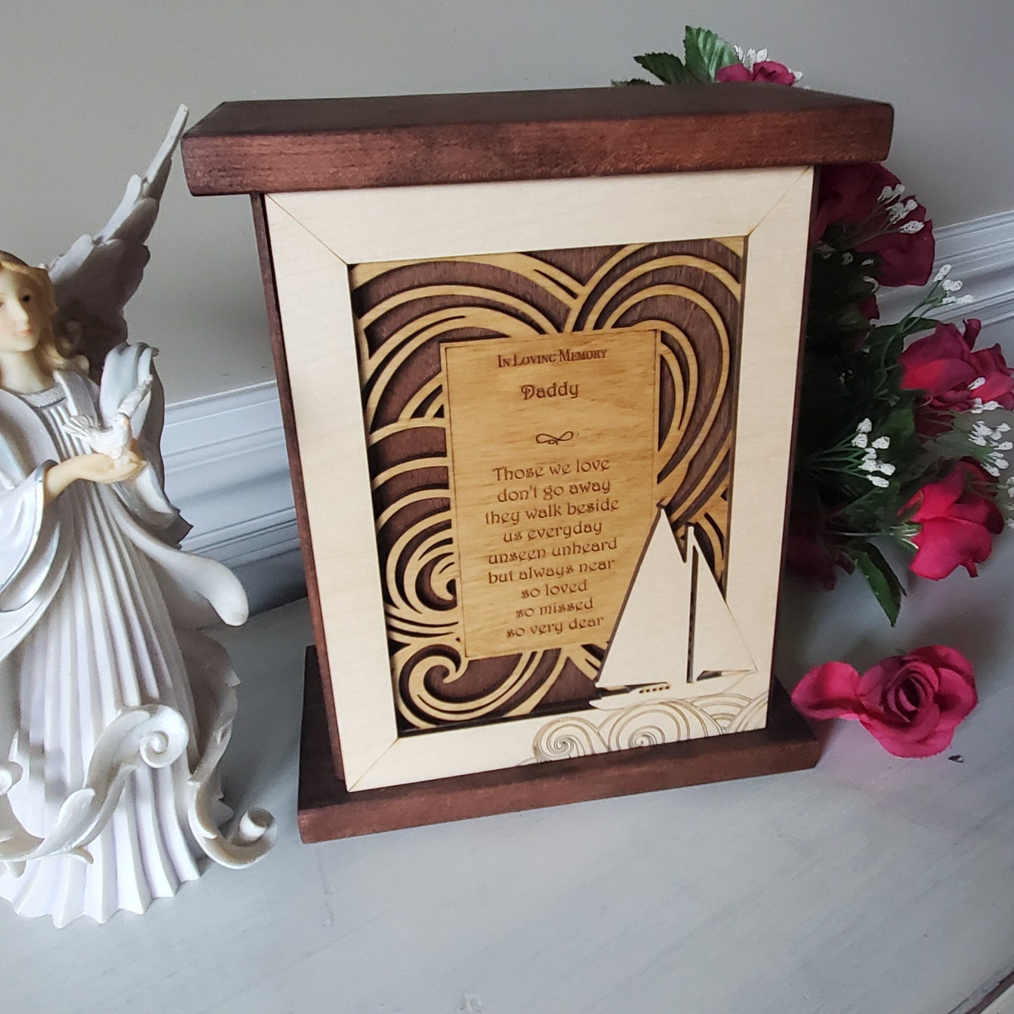 sailboat cremation urn for ashes