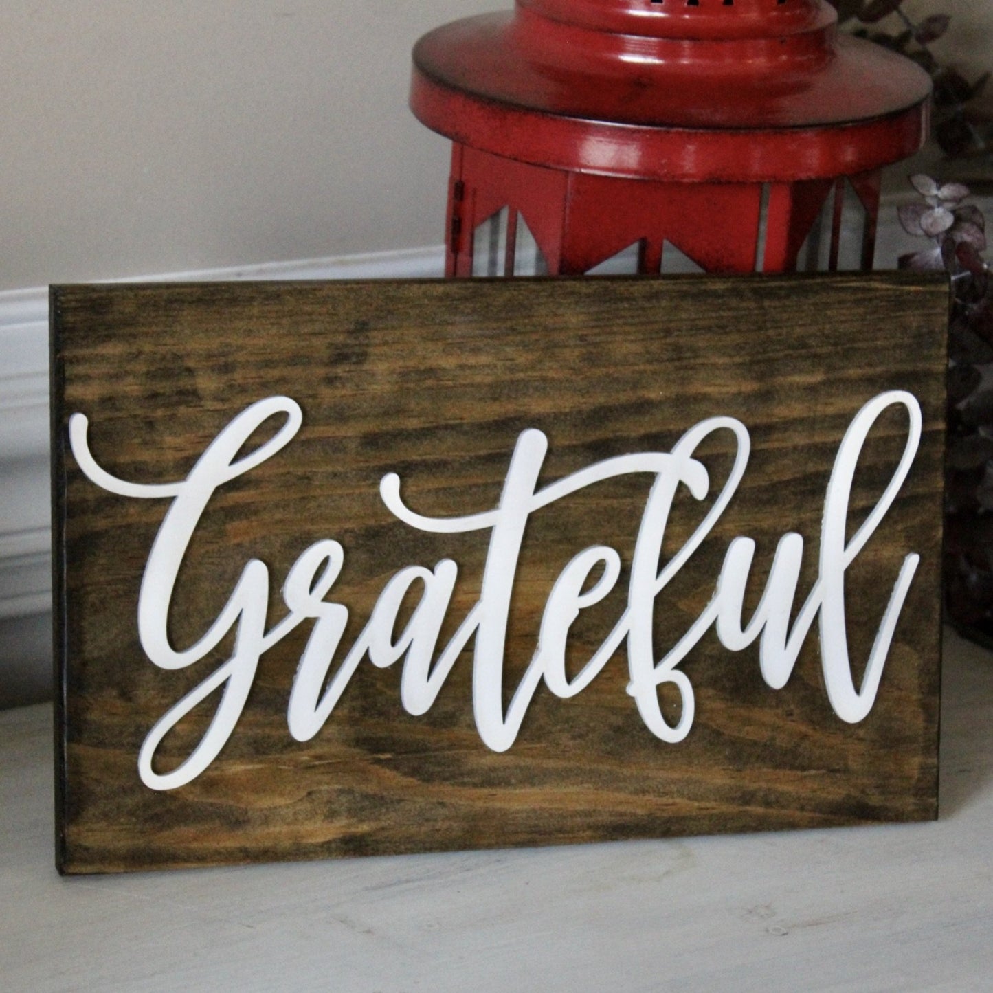 Grateful wall hanging