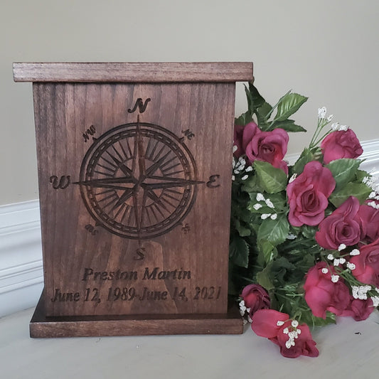 compass rose urn