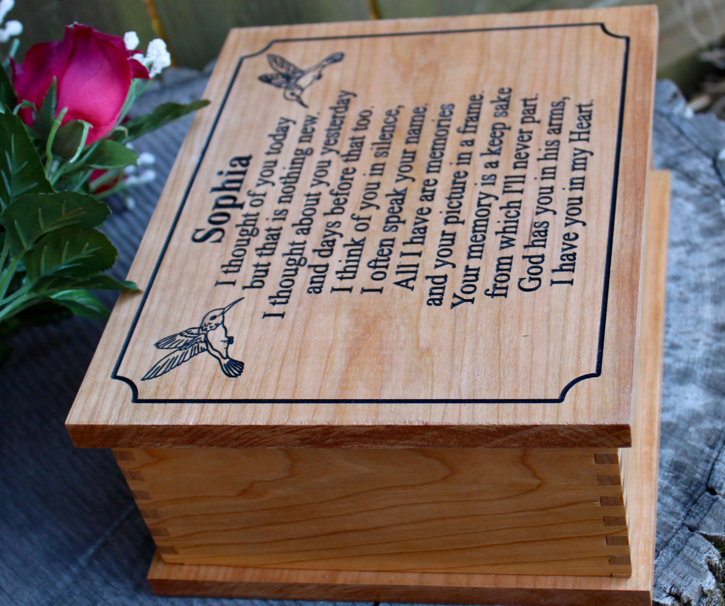personalized keepsake box