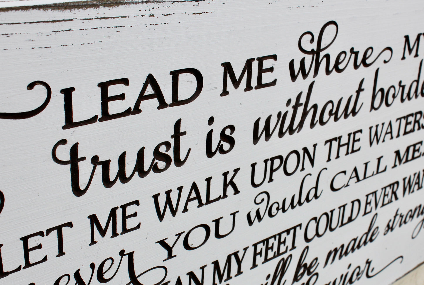 spirit lead me where my trust sign