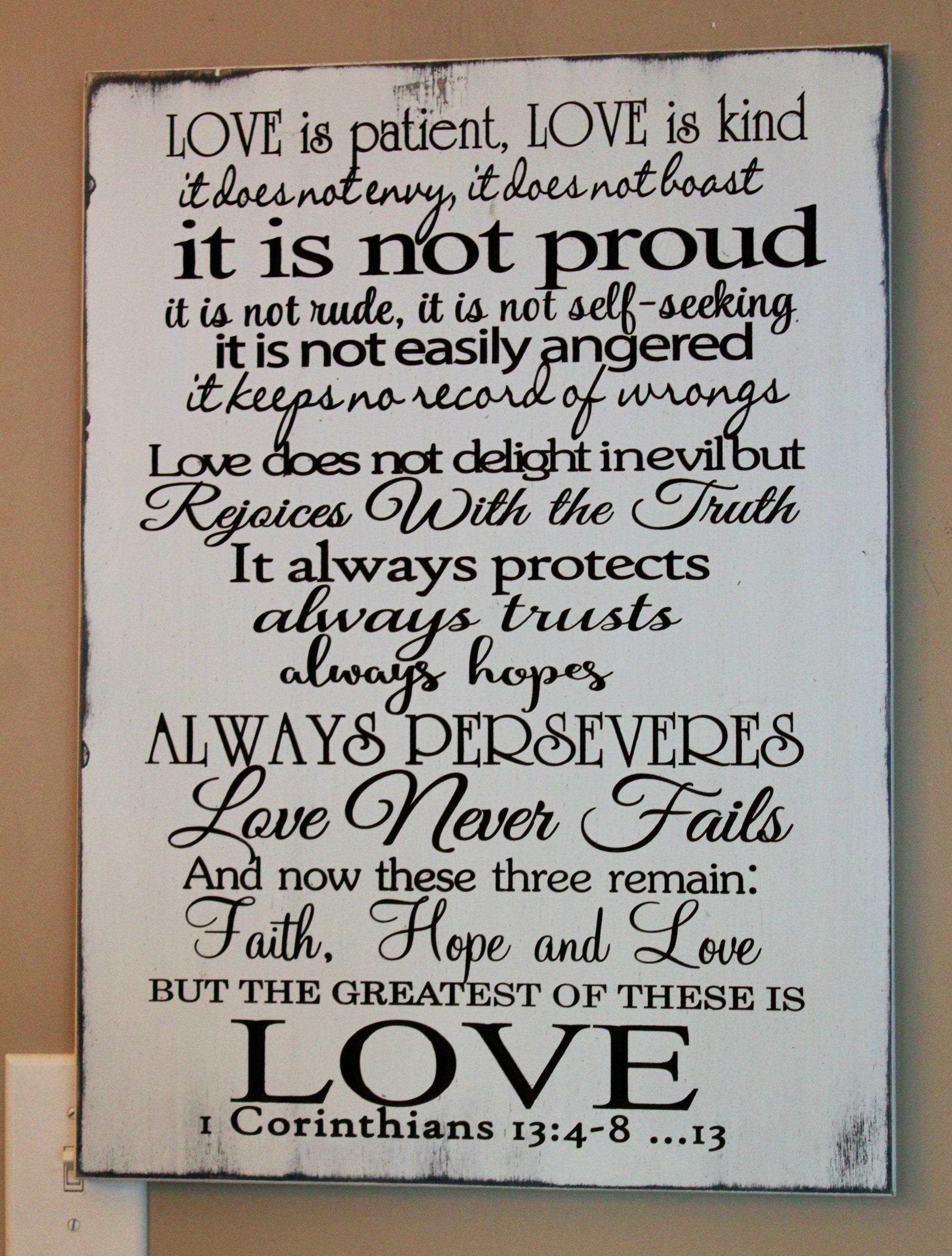 1 corinthians plaque