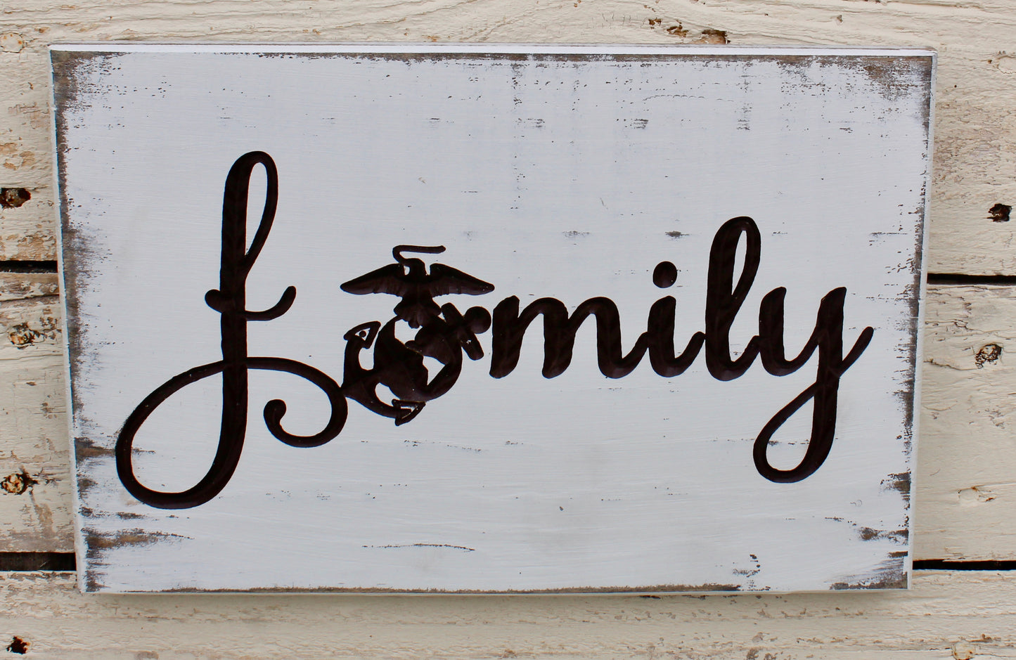 wood family marine sign