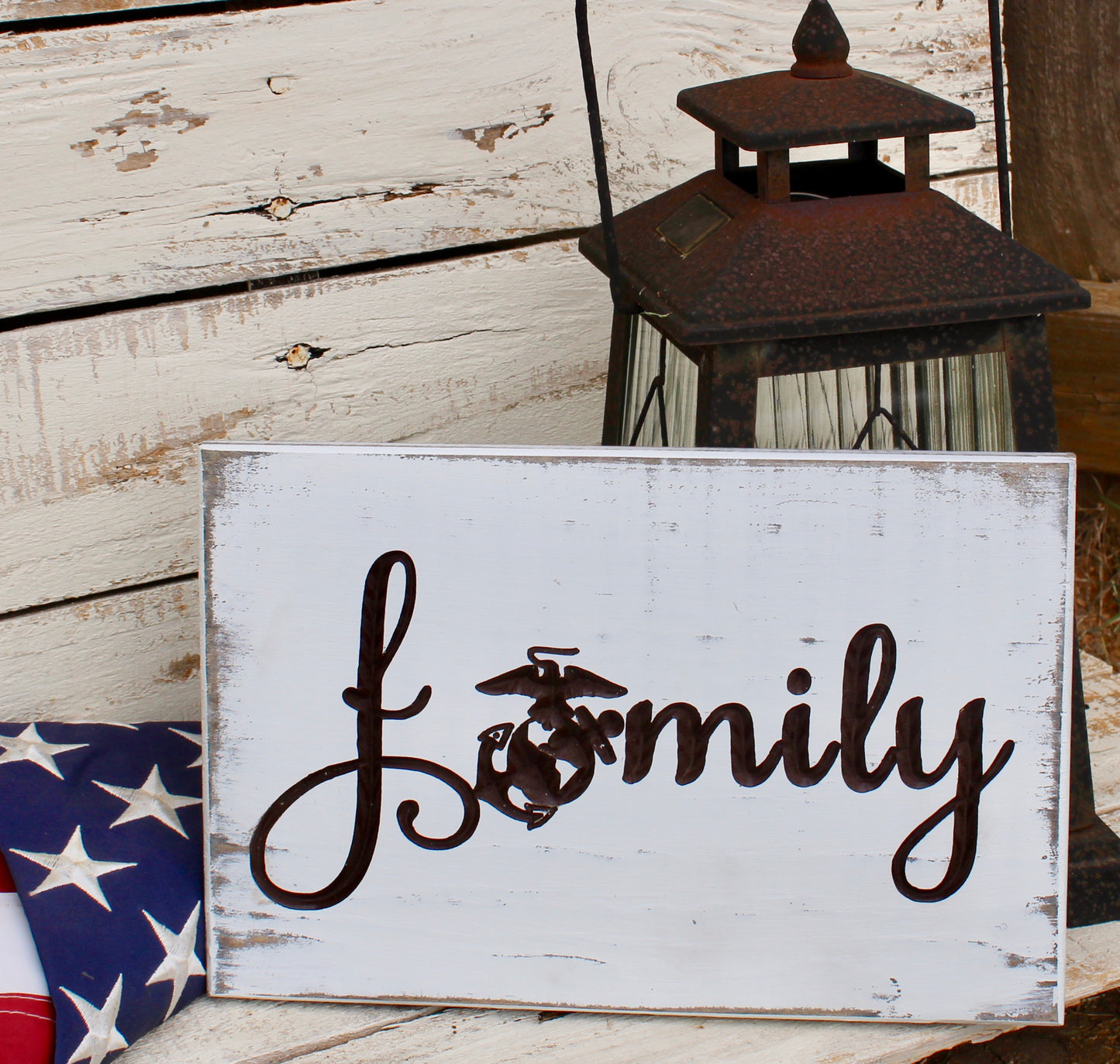 Family Sign Military