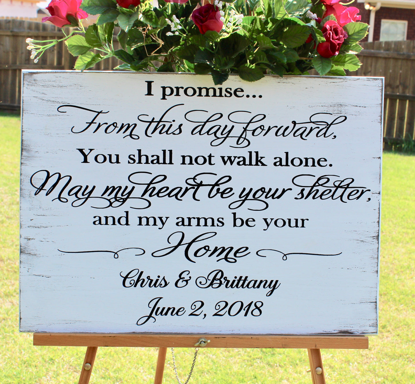 I promise from this day forward