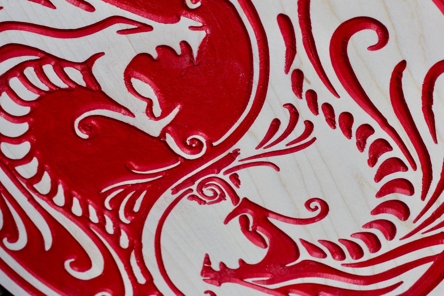 dragons wall hanging