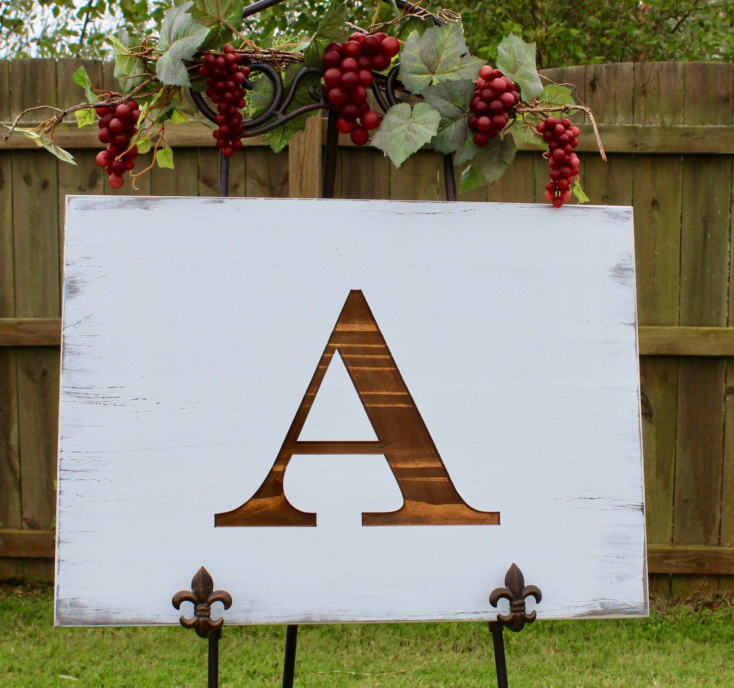 carved wood guestbook