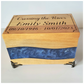 Personalized Cremation Box with Blue Resin Inlay Crossing the River