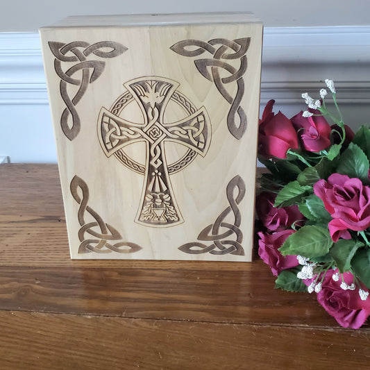 Celtic Knot Keepsake Wood Box