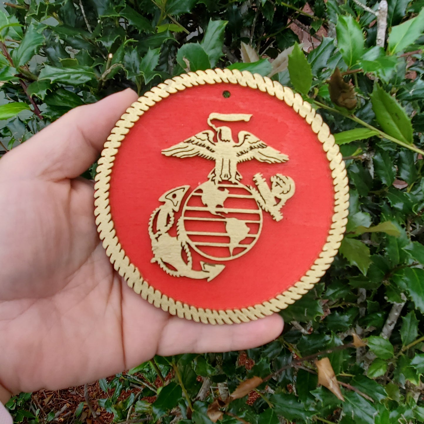 Christmas ornament for Marine