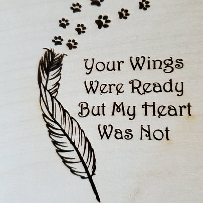 Engraved Pet Cremation Urn