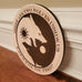 Two wolves Native American Legend Carved Wall Art Ying Yang Wolves ...