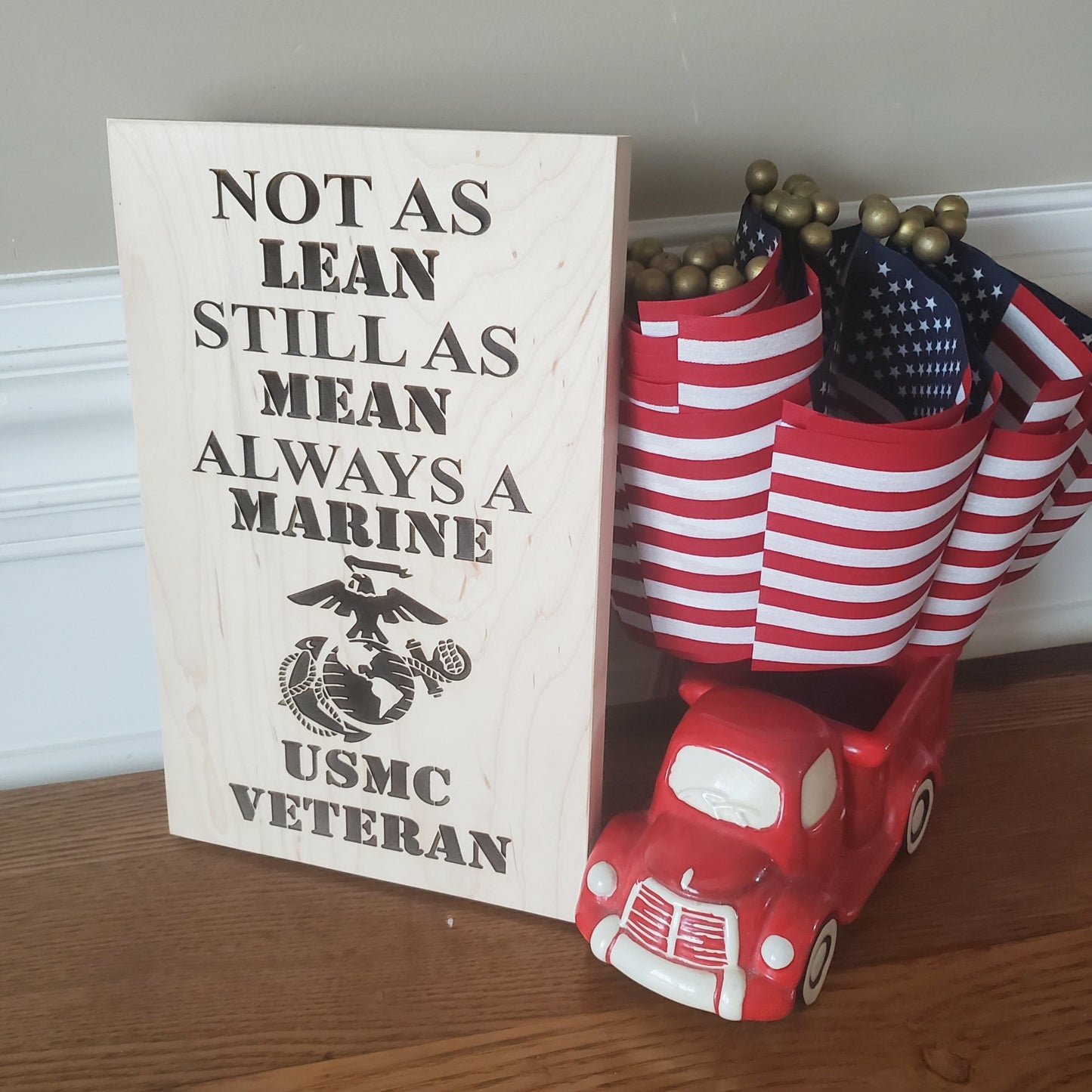 Marine Veteran present for Dad