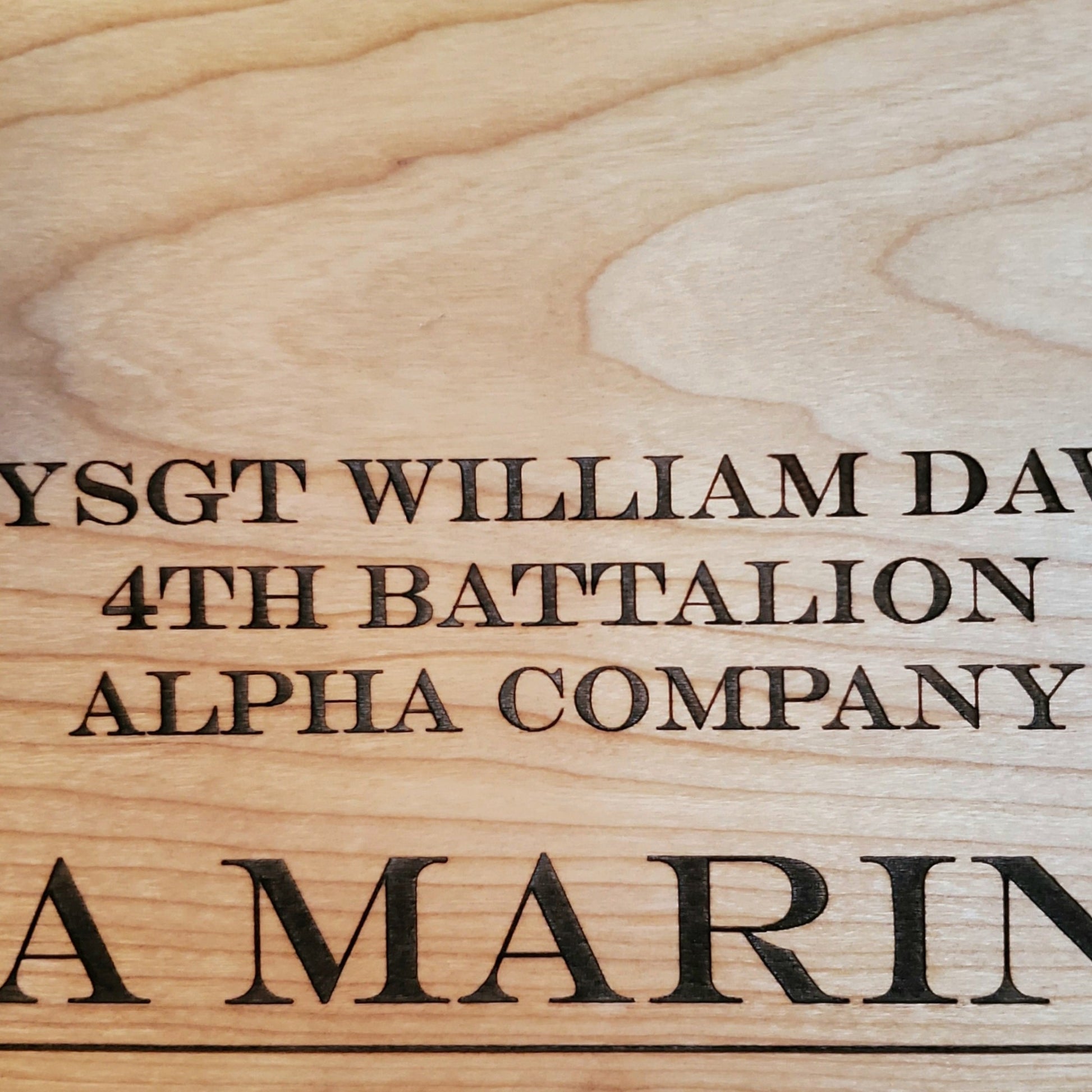 personalized Marine Corps gift