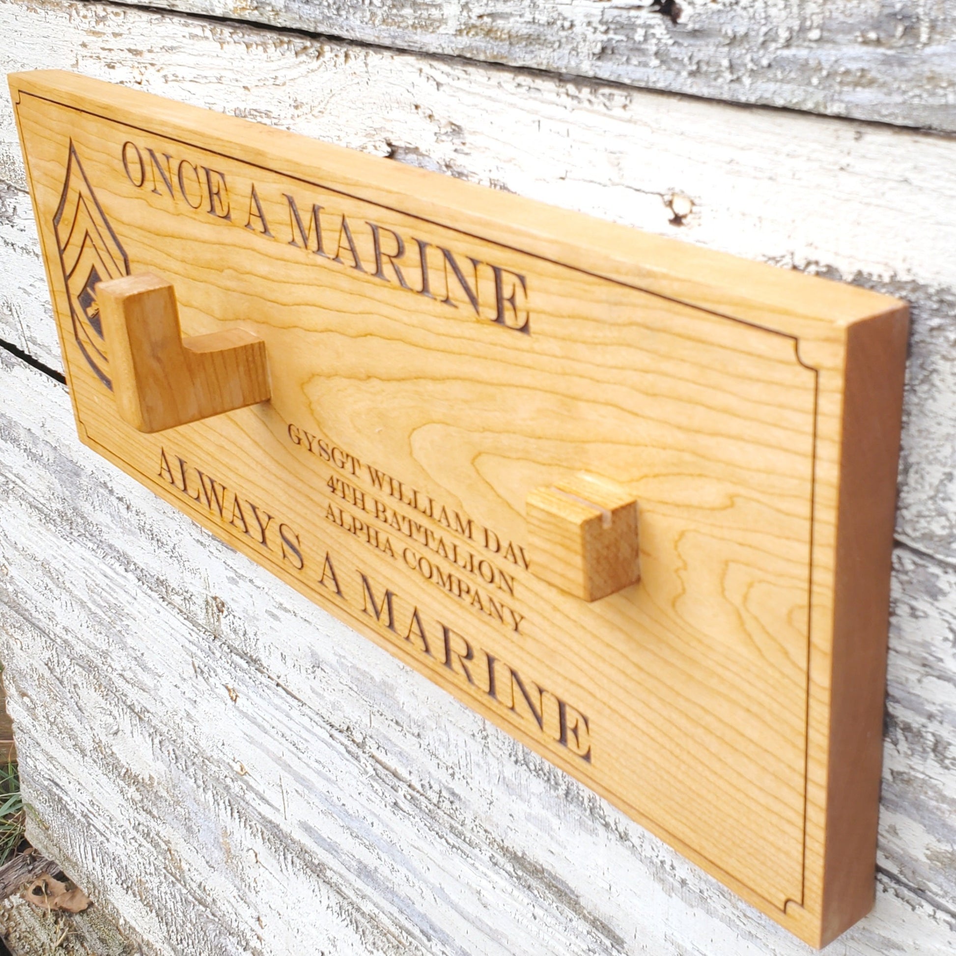always a Marine wood plaque
