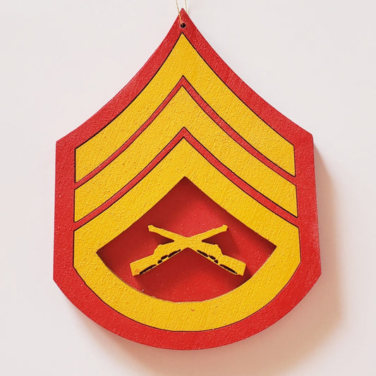 USMC chevron ornament