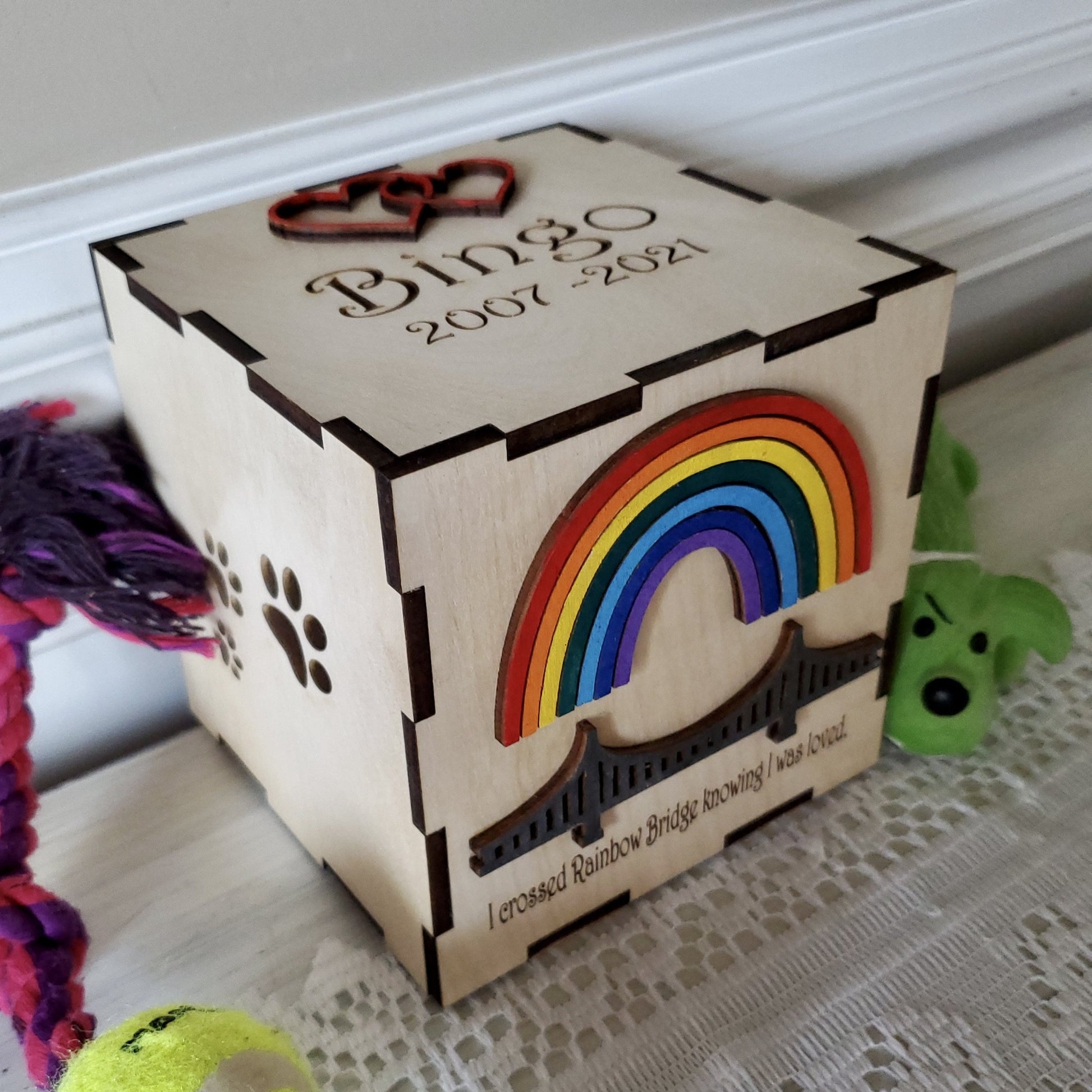 rainbow bridge pet urn for ashes