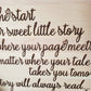 This is the Start of Our Sweet Little Story Wood Sign, Adoptive Parent Gift