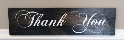Thank You Sign For Weddings And Receptions