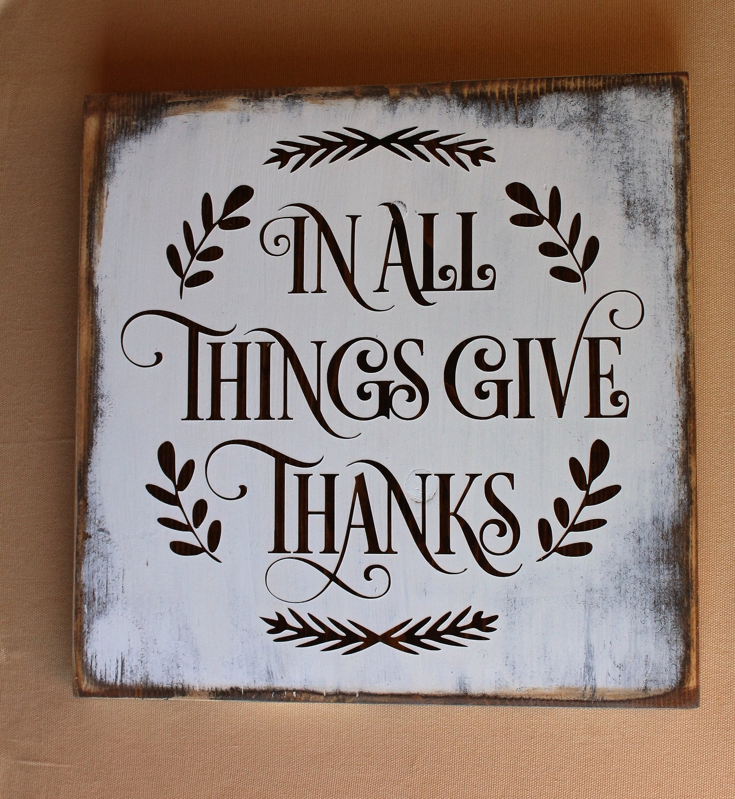 thanksgiving wood sign