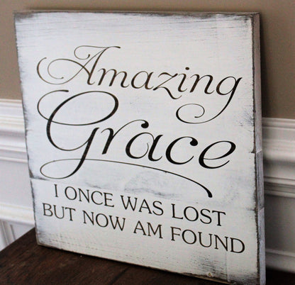 amazing grace i once was lost but now am found