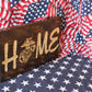 USMC Home Sign,  Carved Sign, Wood sign