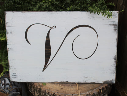 Wedding guest book alternative wooden sign for rustic wedding
