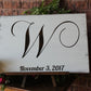 Wedding guest book alternative wooden sign for rustic wedding
