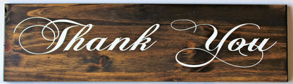 Thank You Sign For Weddings And Receptions