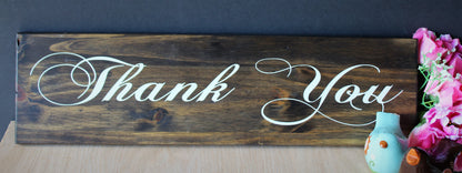 Thank You Sign For Weddings And Receptions