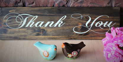 Thank You Sign For Weddings And Receptions