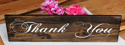 Thank You Sign For Weddings And Receptions