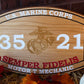 Marine Corps Carved MOS Plaque with painted letters, USMC Wall Art, Gift For The Marine
