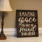 amazing grace how sweet the sound sign
