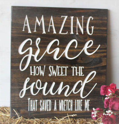 amazing grace wall art