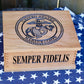 marine corps wood box