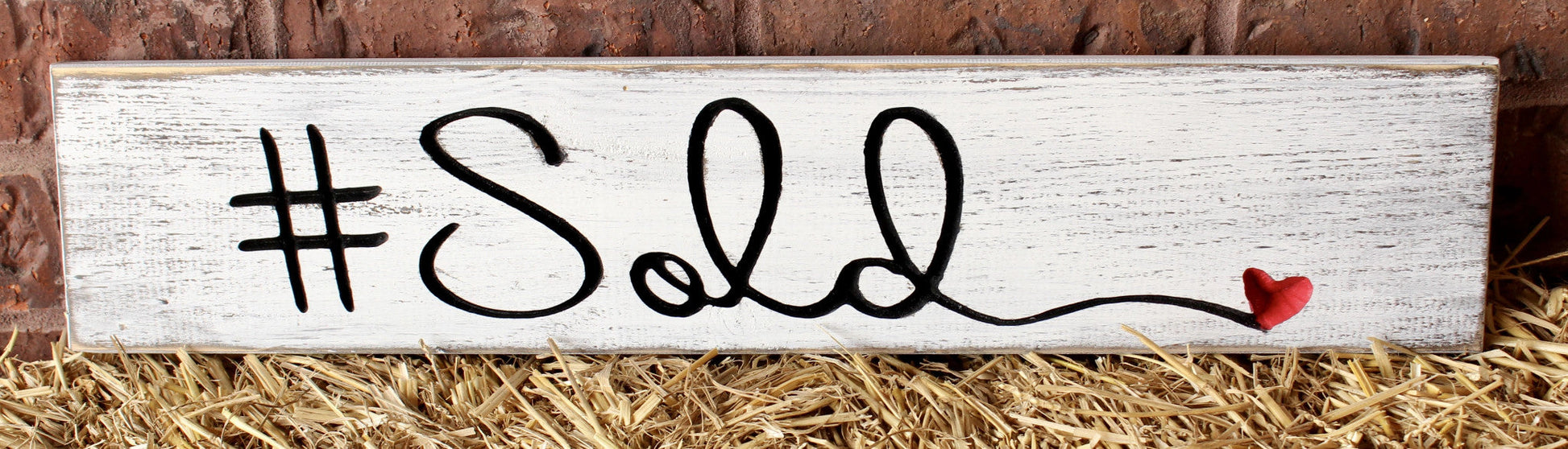 real estate photo prop sign