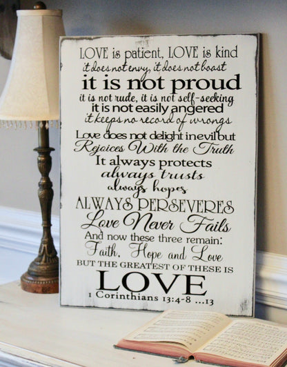 love is patient