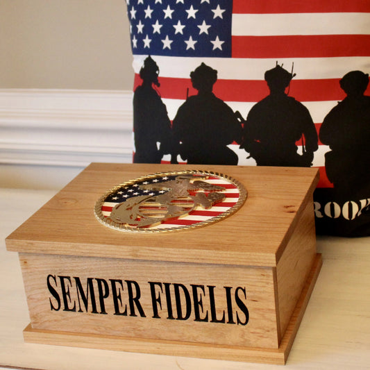 marine corps keepsake box